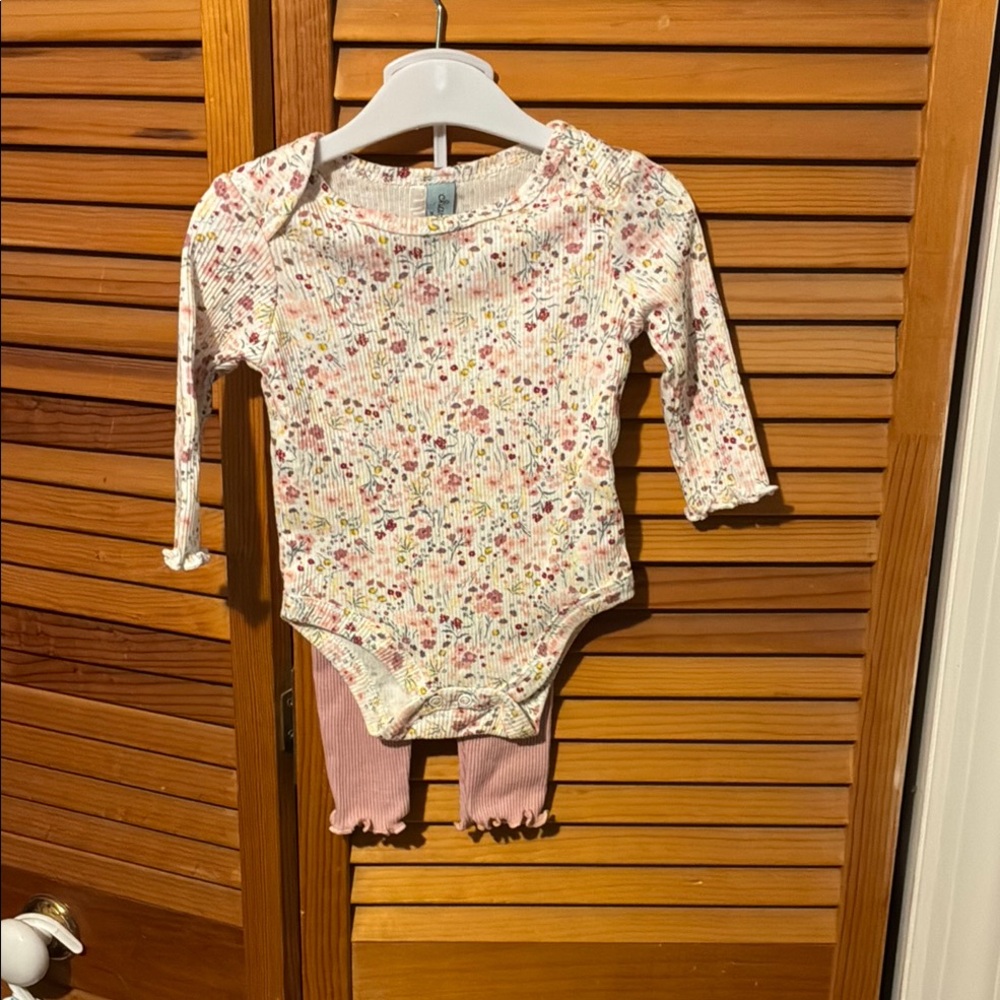 Charlotte & Star Floral Long Sleeve matching set